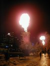 Flame show at Crown Casino
