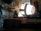 Gold pour
