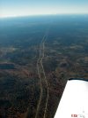Typical desert railway line