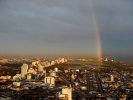 Rainbow in the last sunlight