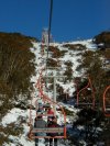Blue sky in Falls Creek