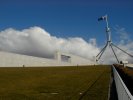 On the top of the Parlament house