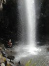 Dirk under Millaa Millaa Falls