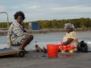 Natives fishing from Horn Island jetty