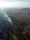 Car dust and bush fire
