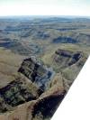 Wittenoom Gorge with blue asbestos mine