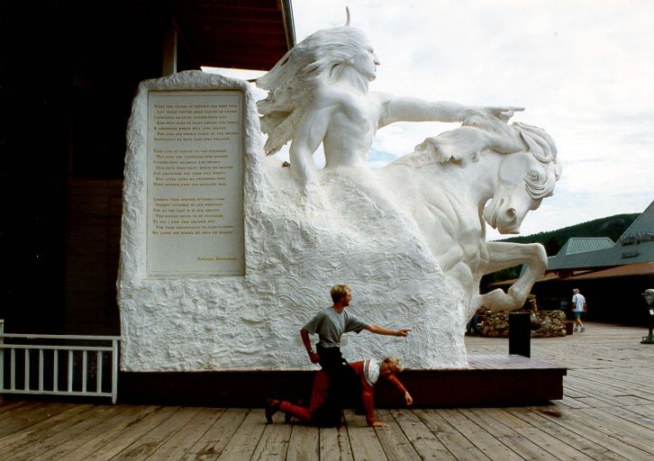 Crazy Horse Memorial model