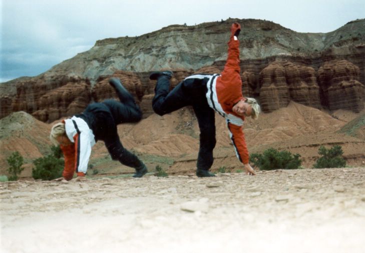 Being silly at Capitol Reef